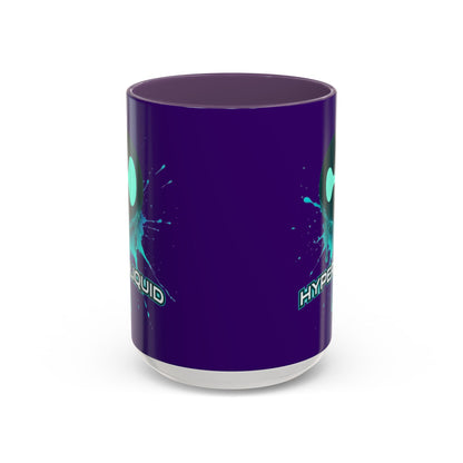 HYPE Drip Dark Purple Accent Mug by cypherpunkgear.com