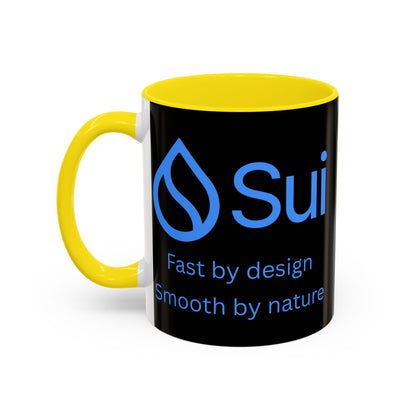 SUI Black Accent Mug by cypherpunkgear.com