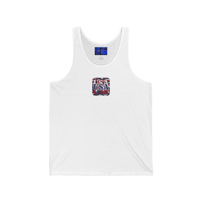 ¡EE.UU! ¡EE.UU! ¡EE.UU! ¡Patriot de 2 caras de cypherpunkgear! Camiseta sin mangas unisex