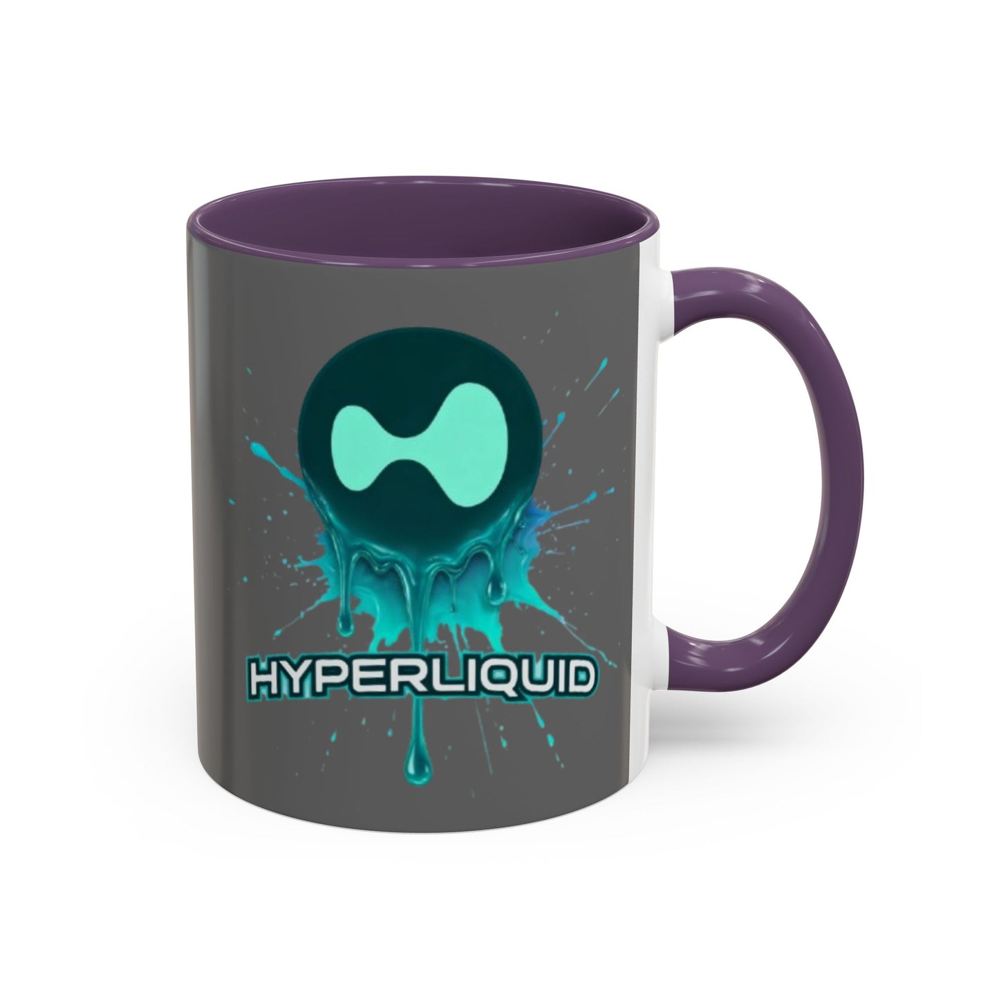 HYPE Drip Grey Accent Mug by cypherpunkgear.com