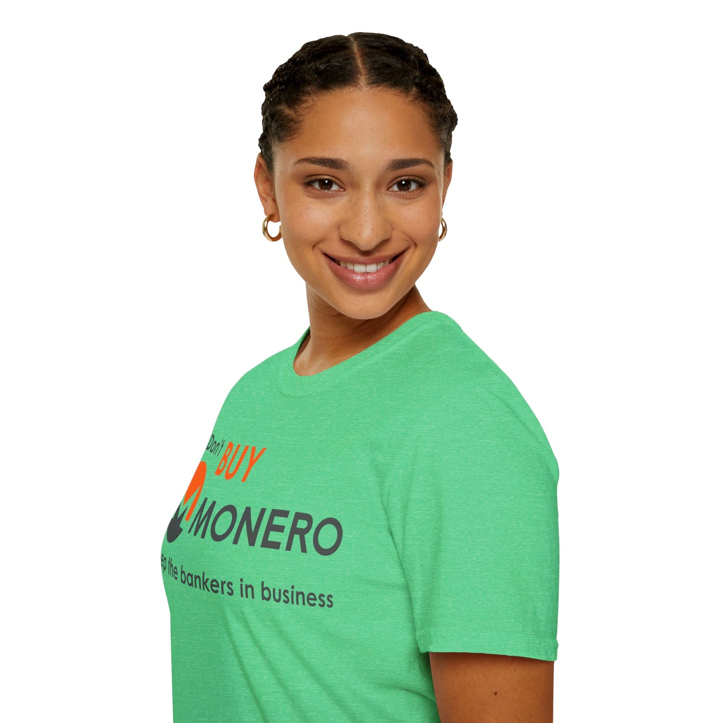 Don't buy Monero (XMR) Dark colors Unisex T-Shirt by cypherpunkgear.com