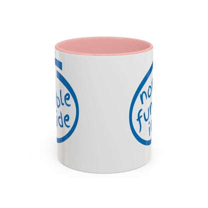 Non-Fungible Inside White Accent Mug by cypherpunkgear.com