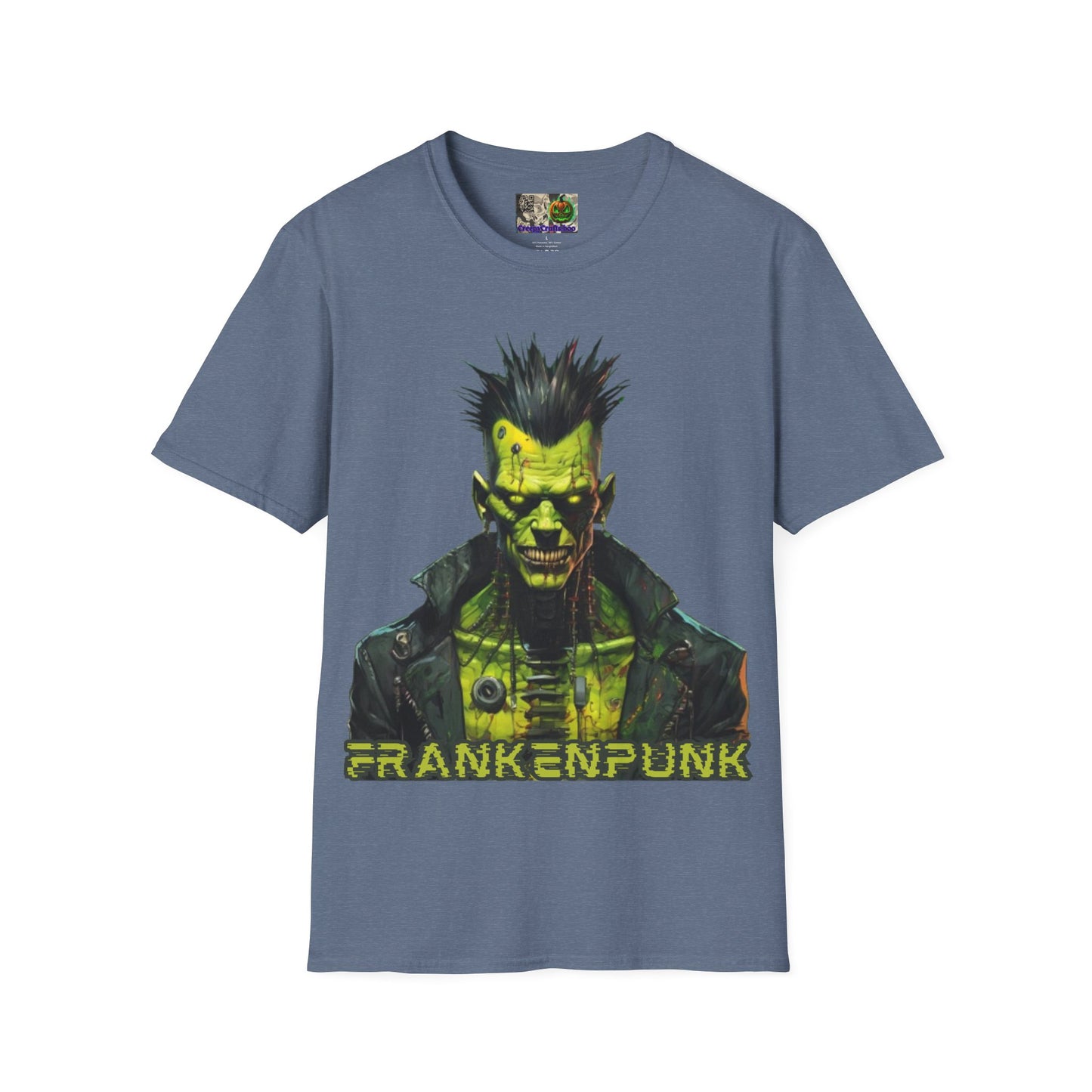 Frankenpunk Dark colors Unisex T-Shirt by CreepyCrafts.boo