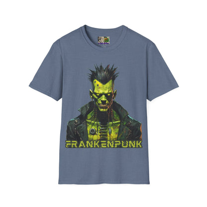 Frankenpunk Dark colors Unisex T-Shirt by CreepyCrafts.boo