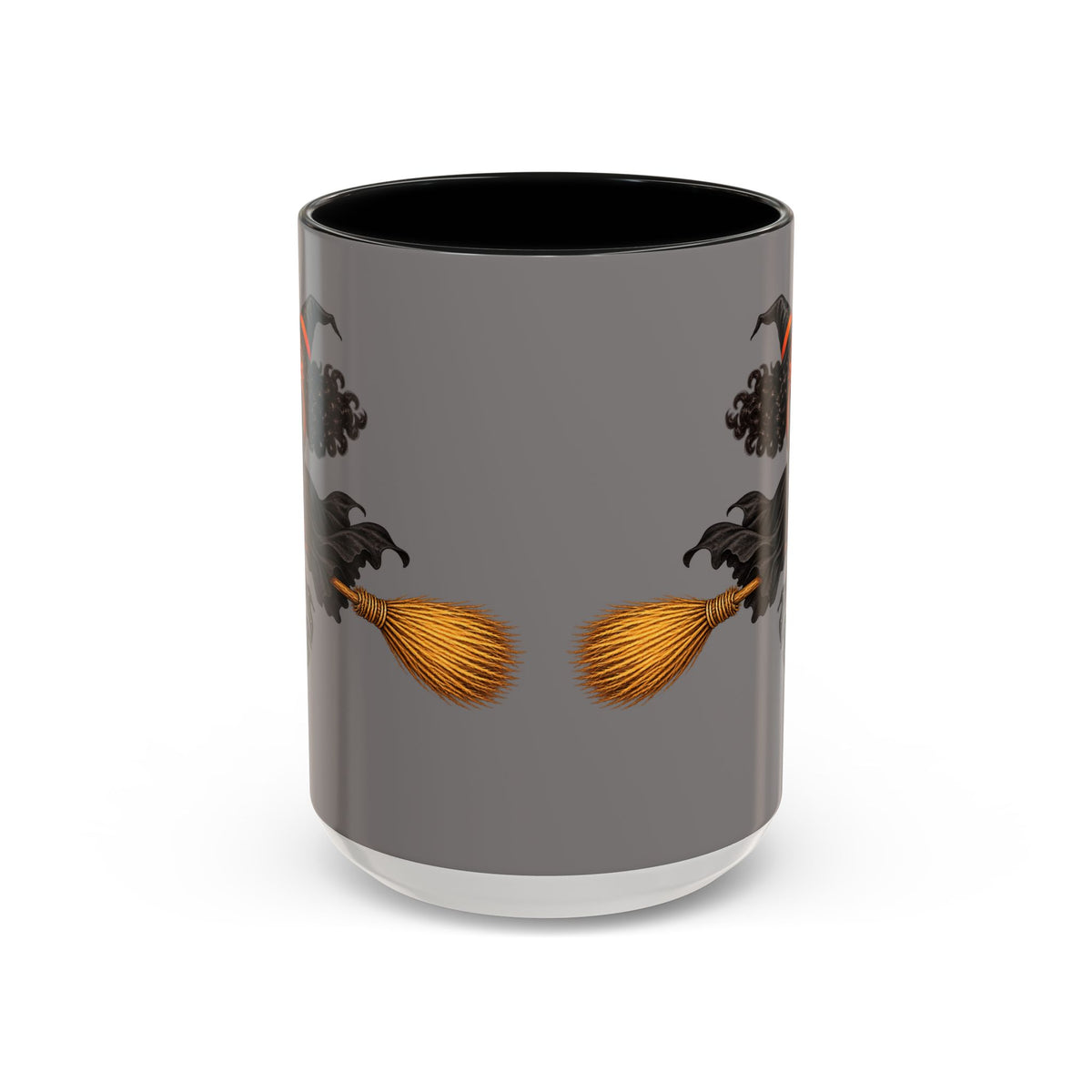 Velvet Vex Grey Accent Mug by CreepyCrafts.boo