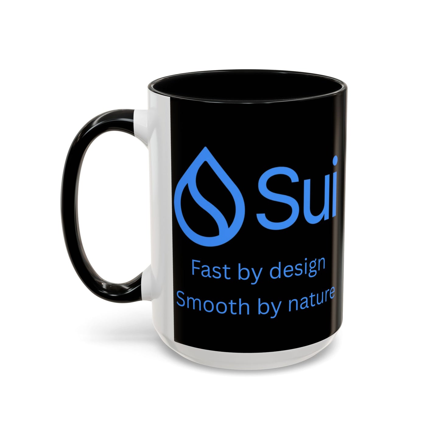 SUI Black Accent Mug by cypherpunkgear.com
