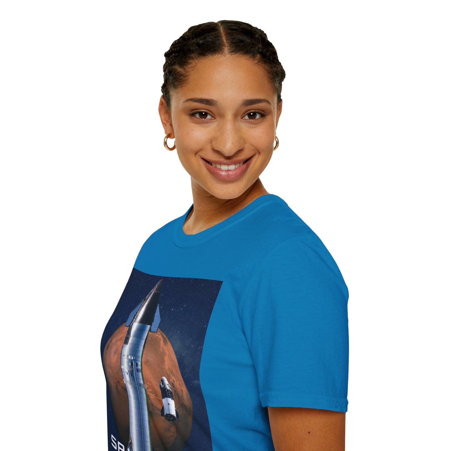 SpaceX Mars Unisex T-Shirt by cypherpunkgear.com