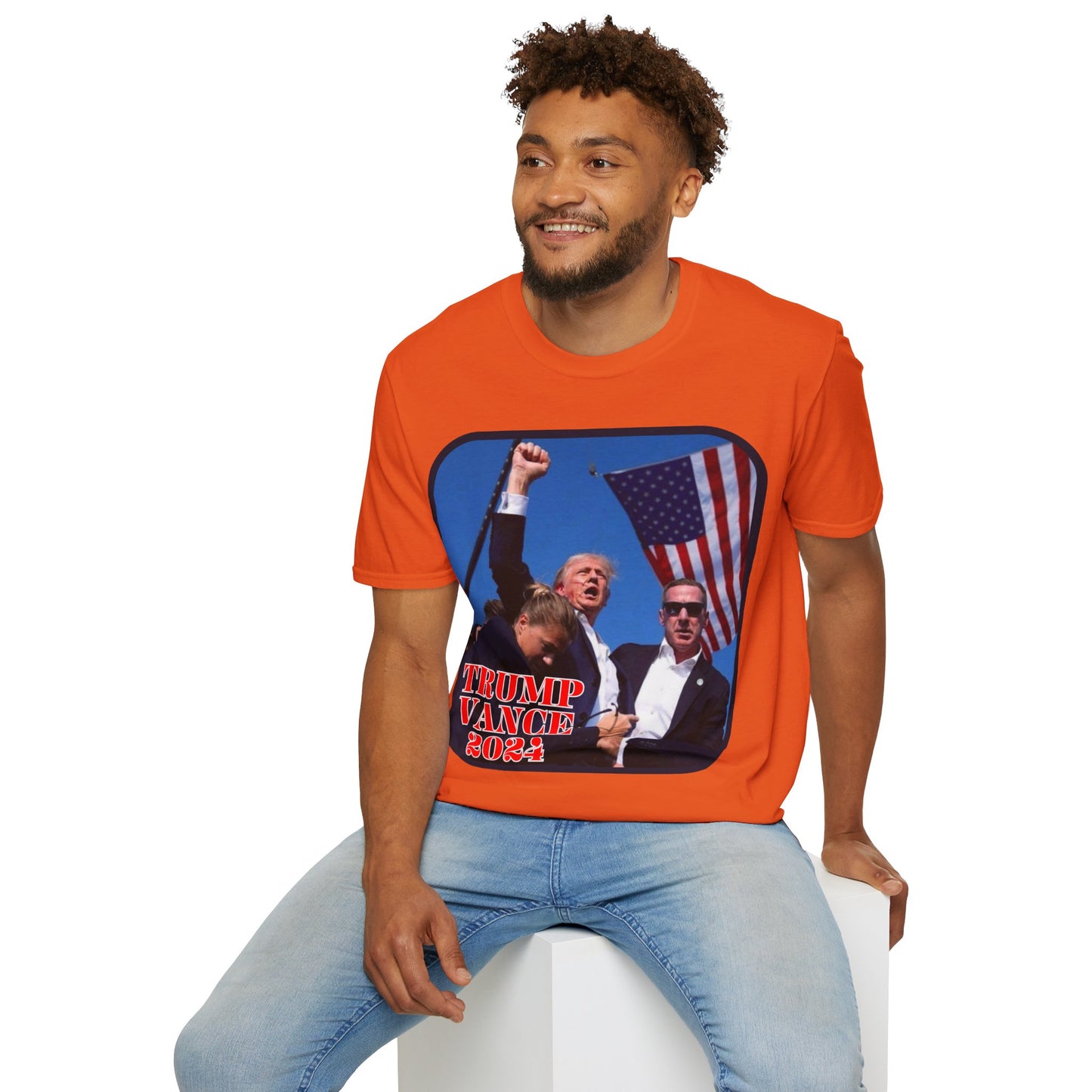 Trump and Vance 2024 LTcolors Unisex T-Shirt by cypherpunkgear