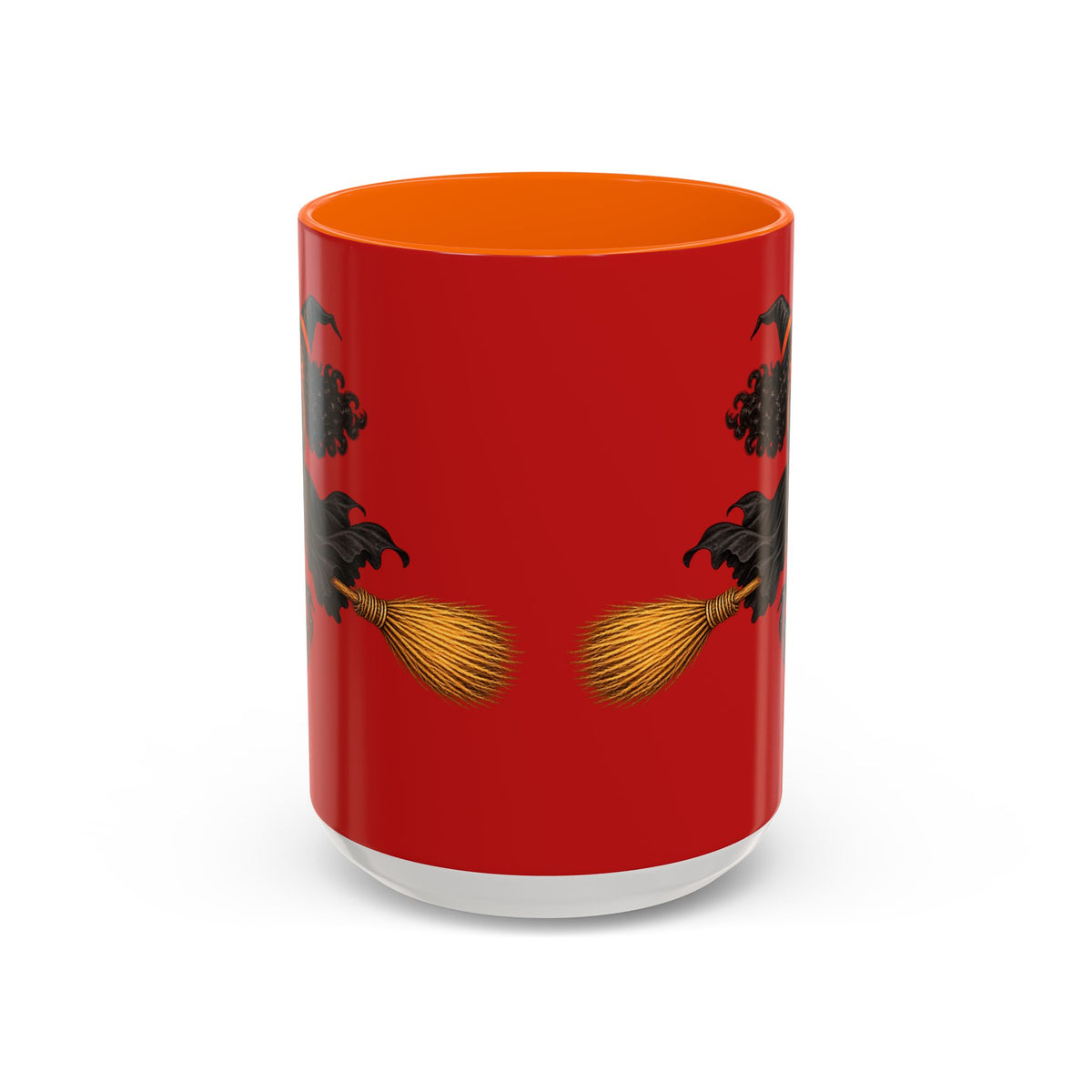 Velvet Vex Red Accent Mug by CreepyCrafts.boo