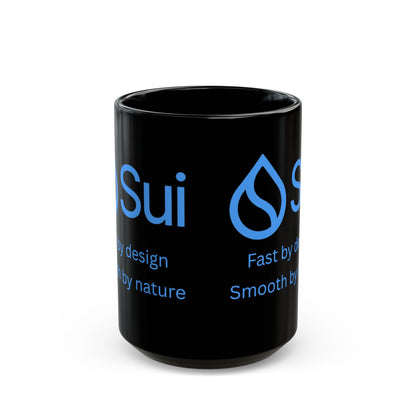 SUI Black Mug by cypherpunkgear.com