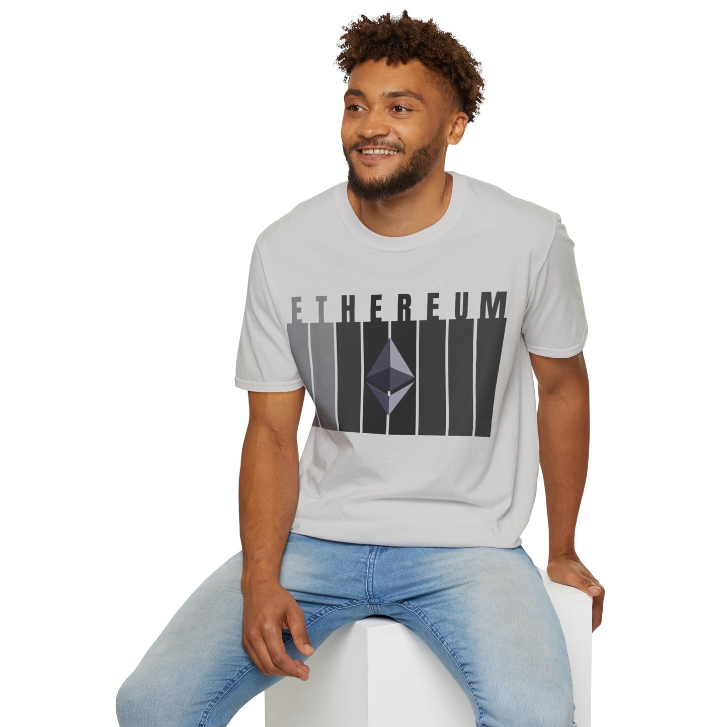 Ethereum (ETH) Light colors Unisex T-Shirt by cypherpunkgear.com