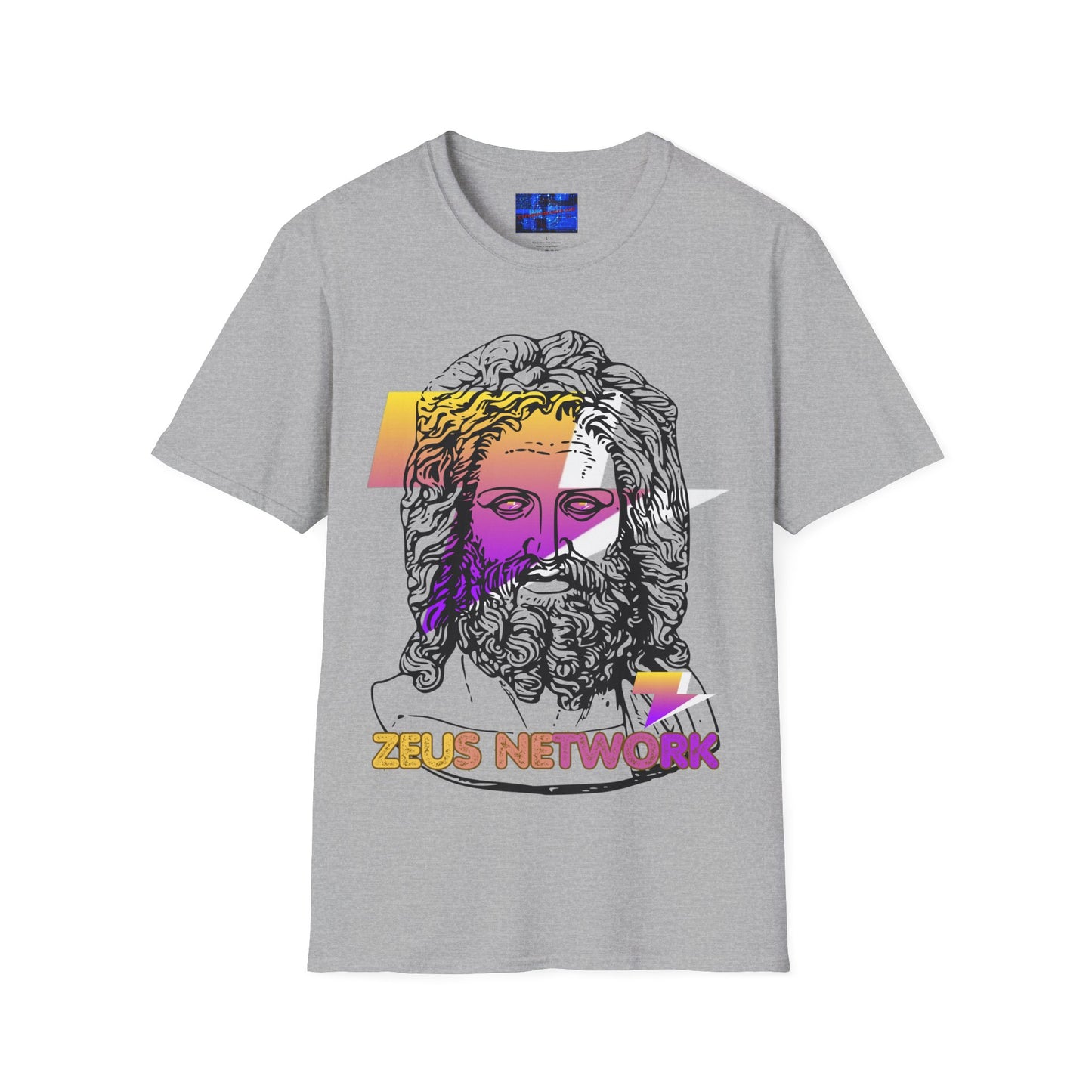 Zeus Network Light colors Unisex T-Shirt by cypherpunkgear.com