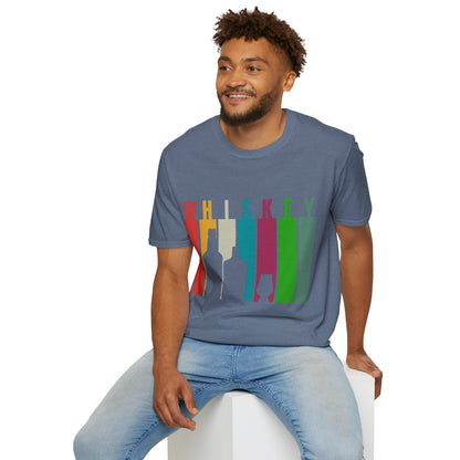 Whiskey spelled with an 'e' DKcolors Unisex T-Shirt by cypherpunkgear.com