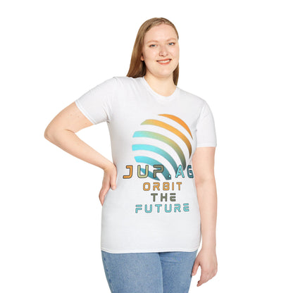 Jupiter (JUP) Orbit the Future Light colors Unisex T-Shirt by cypherpunkgear.com