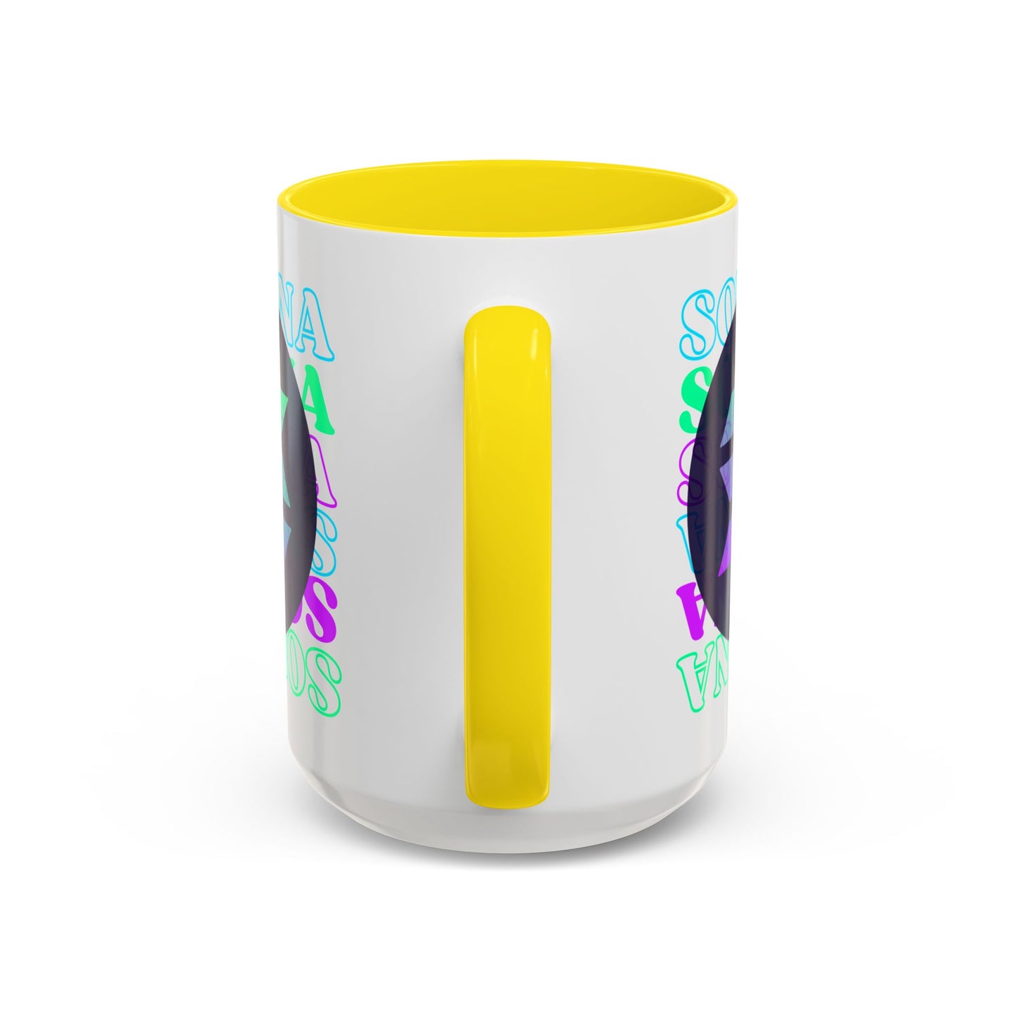 Solana Solana Solana (SOL) Accent Mug by cypherpunkgear.com