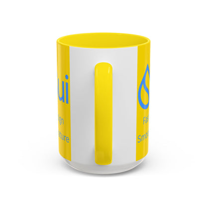 SUI Yellow Accent Mug by cypherpunkgear.com