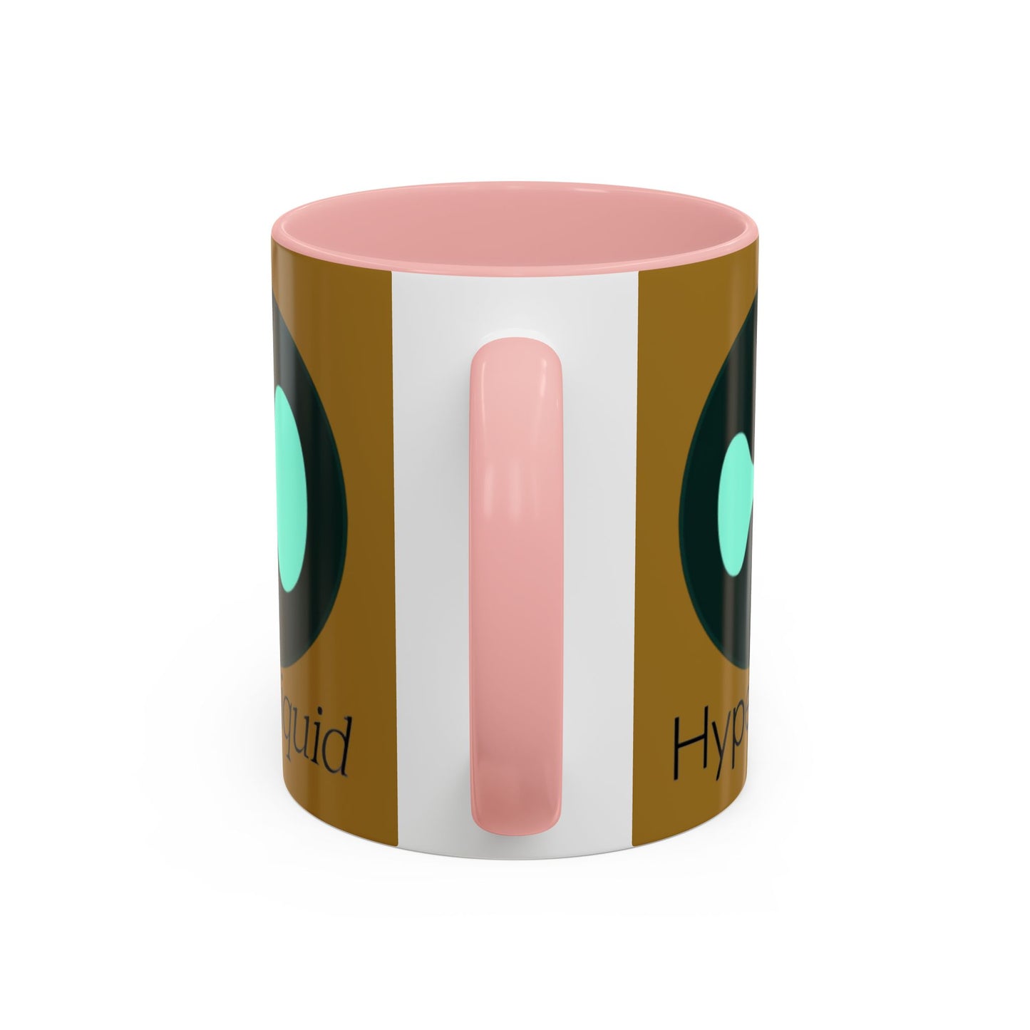 Hyperliquid Black font Brown Accent Mug by cypherpunkgear.com
