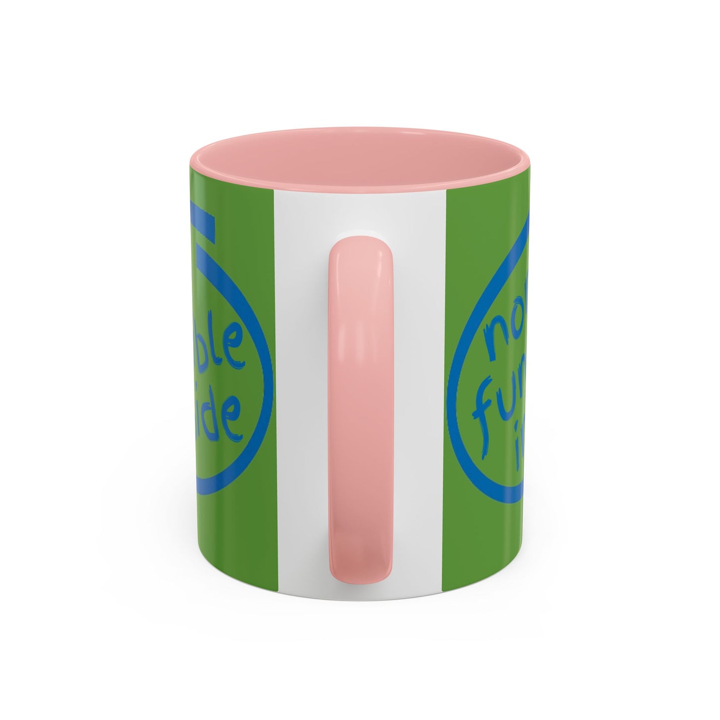 Non-Fungible Inside Green Accent Mug by cypherpunkgear.com