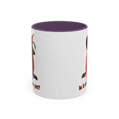 Is it Samhain yet? White Accent Mug by CreepyCrafts.boo