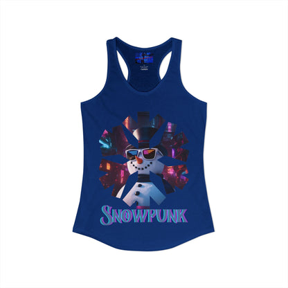 Snowpunk Women's Racerback Tank Top by cypherpunkgear.com