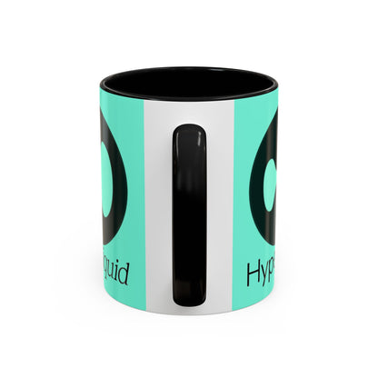 Hyperliquid Black font Light Hyperliquid Accent Mug by cypherpunkgear.com