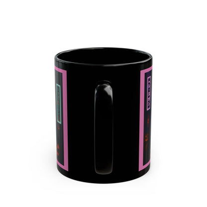 Hethyr Neon Pink Mug by CreepyCrafts.boo