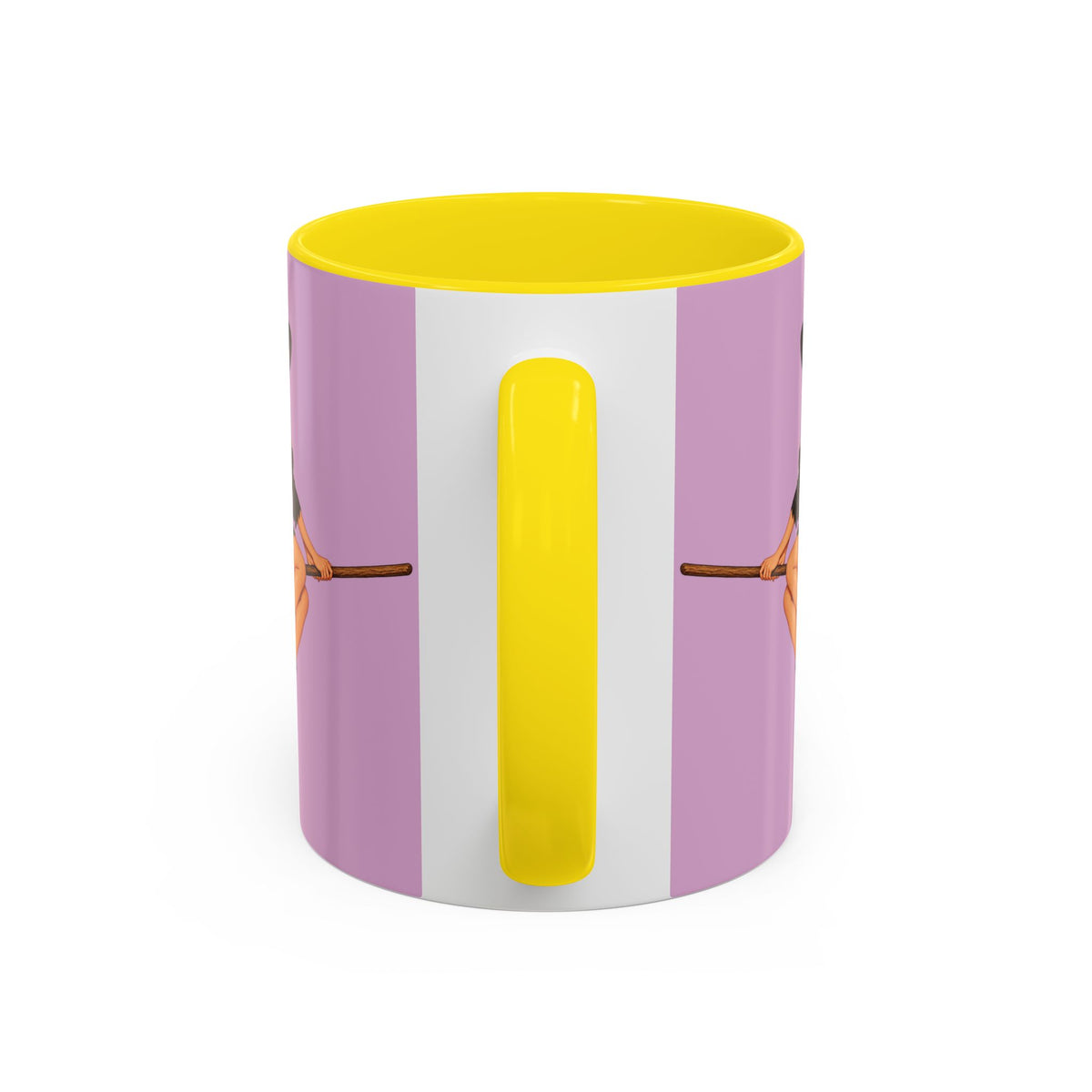 Hazel Hex Pink Accent Mug by CreepyCrafts.boo