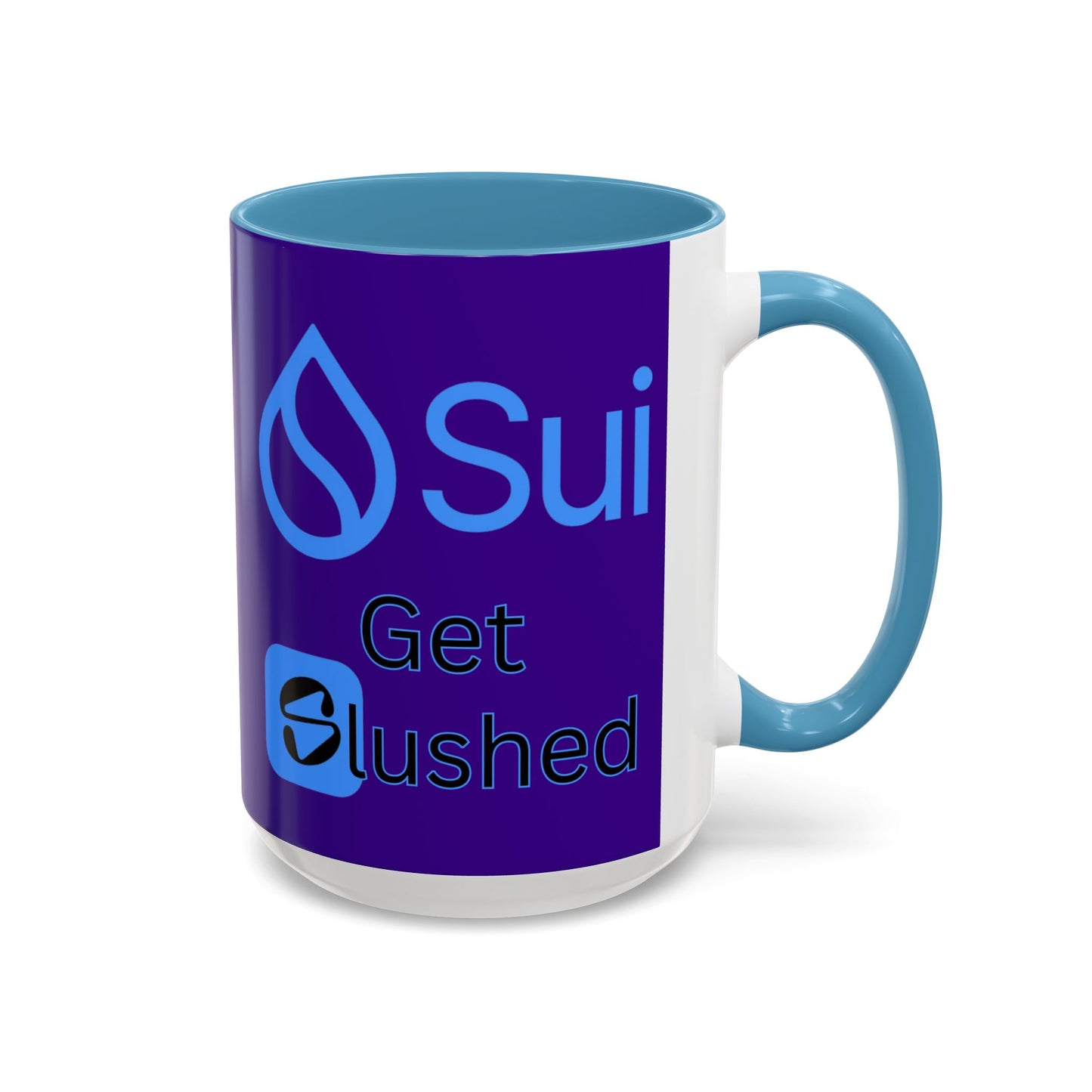Sui: Get Slushed Purple Accent Mug by cypherpunkgear.com