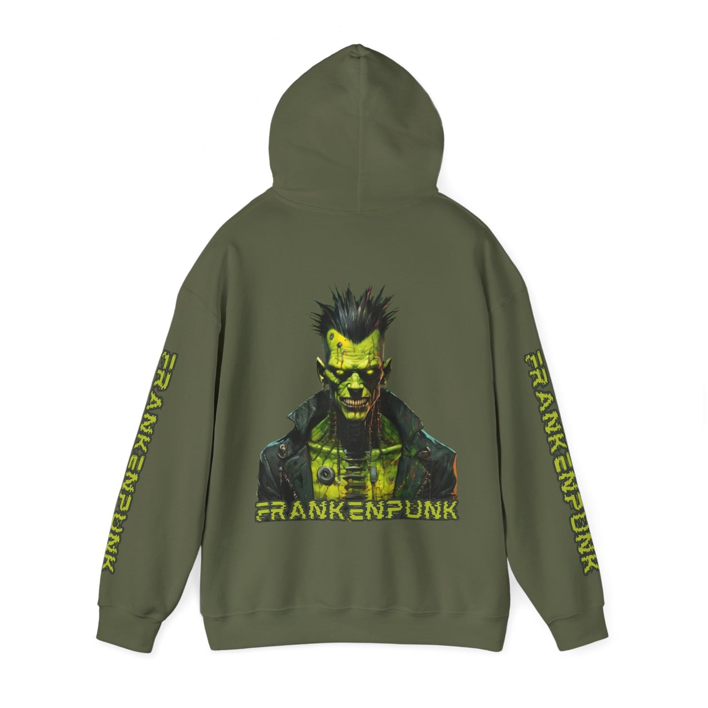 Frankenpunk Hoodie Unisex Hooded Sweatshirt by cypherpunkgear