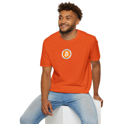 2-sided, Bitcoin, Bitcoin, Bitcoin (BTC) Light colors Unisex T-Shirt by cypherpunkgear.com