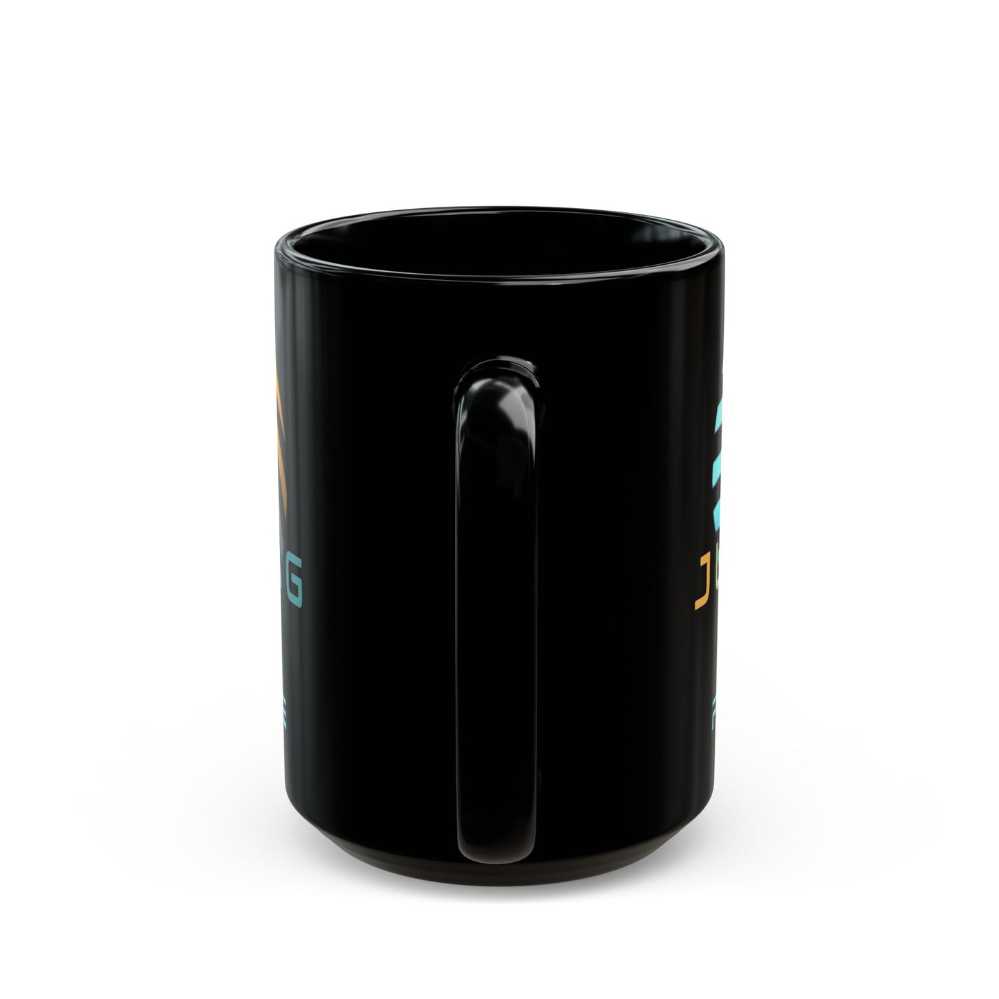 Jupiter (JUP) Orbit the Future Black Mug by cypherpunkgear.com