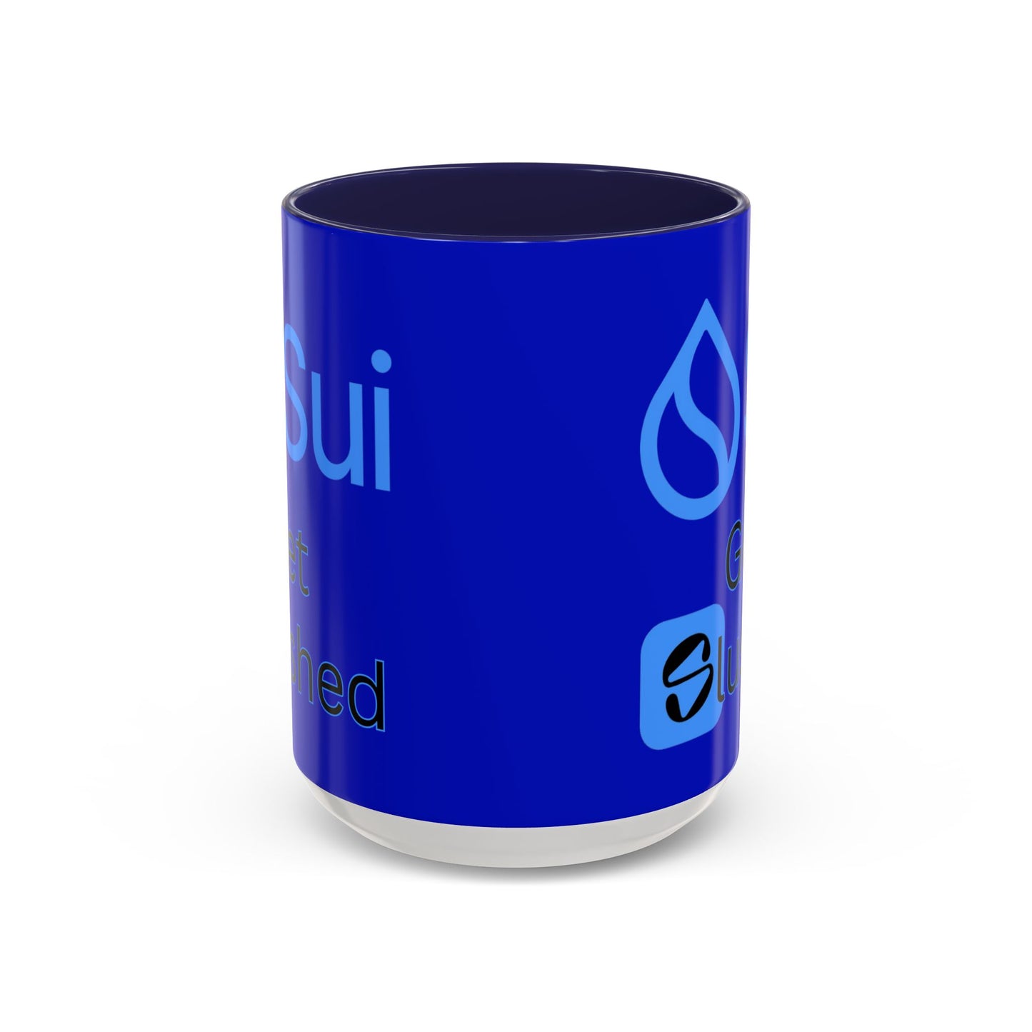 Sui: Get Slushed Dark Blue Accent Mug by cypherpunkgear.com