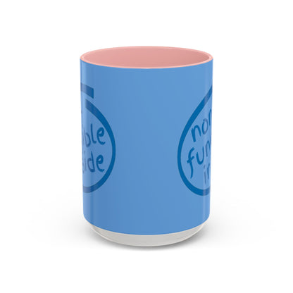 Non-Fungible Inside Light Blue Accent Mug by cypherpunkgear.com