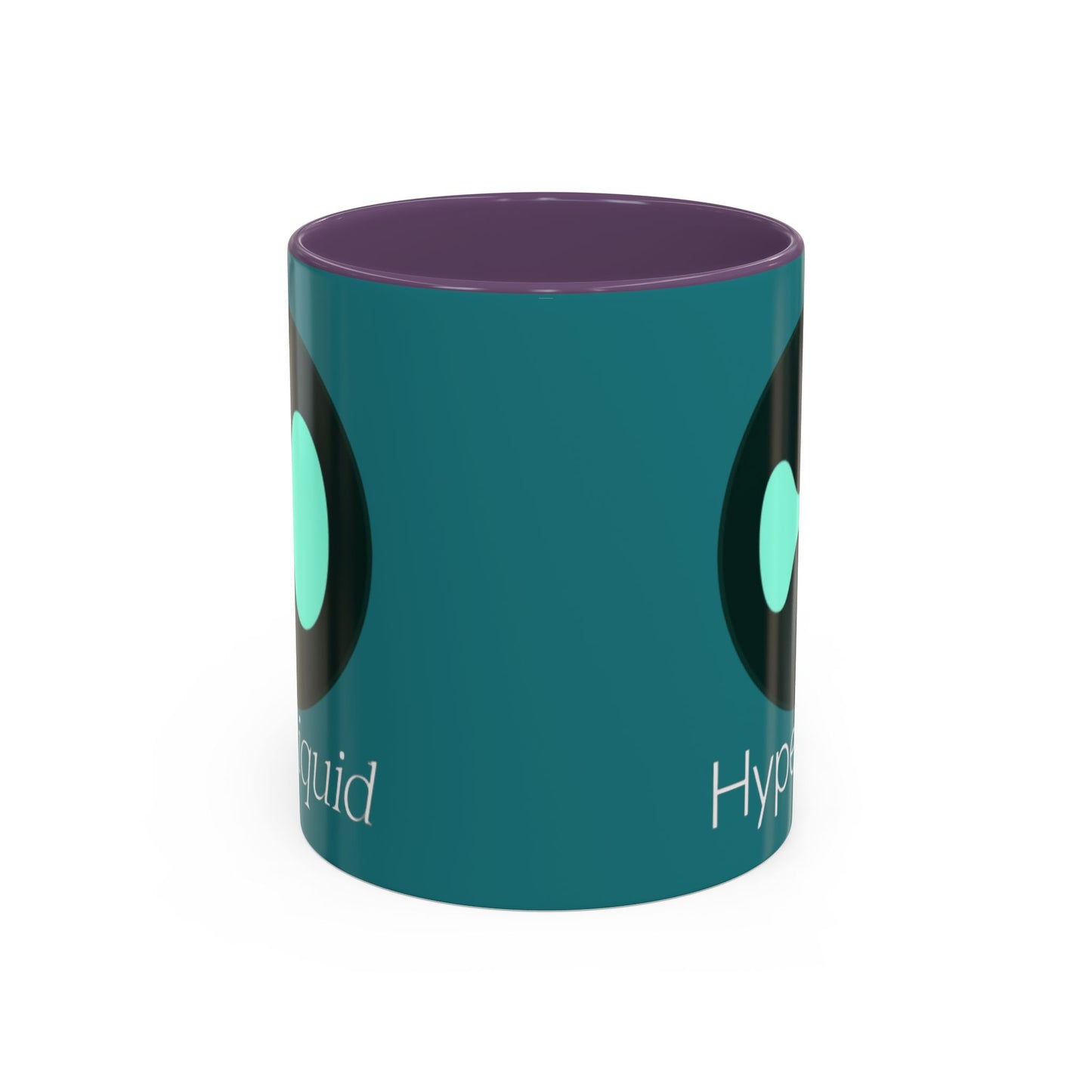 Hyperliquid White font Hyperliquid Accent Mug by cypherpunkgear.com