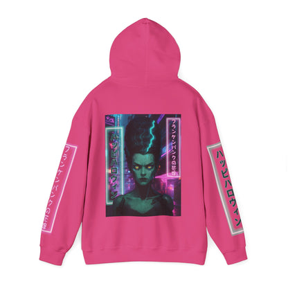 Bride of Frankenpunk Hoodie Unisex Hooded Sweatshirt by CreepyCrafts.boo