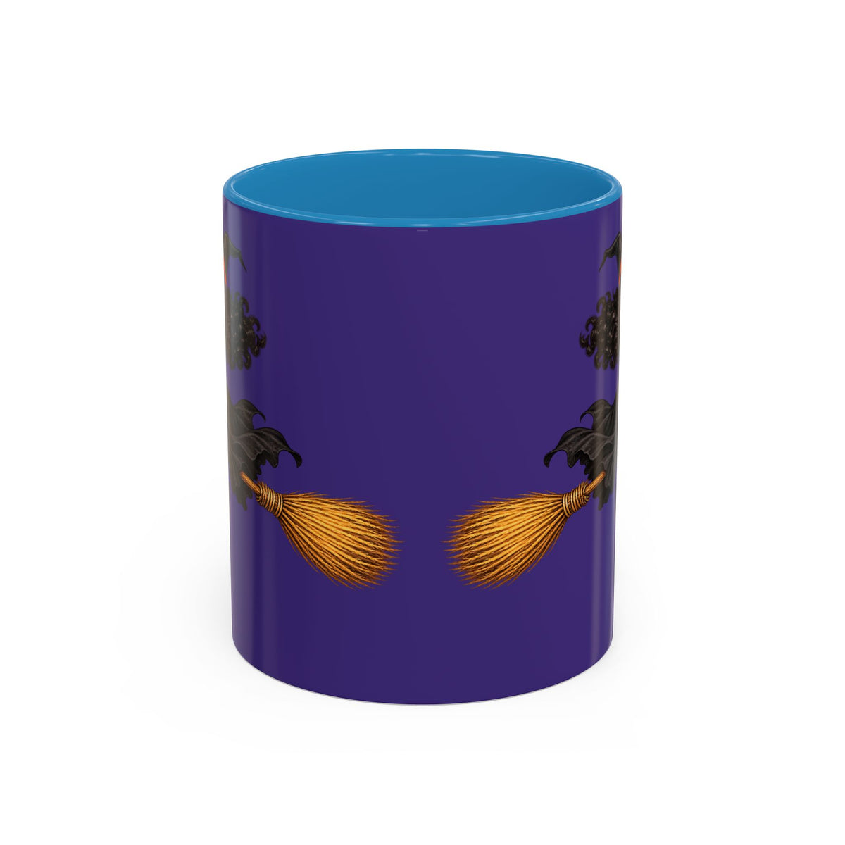 Velvet Vex Purple Accent Mug by CreepyCrafts.boo
