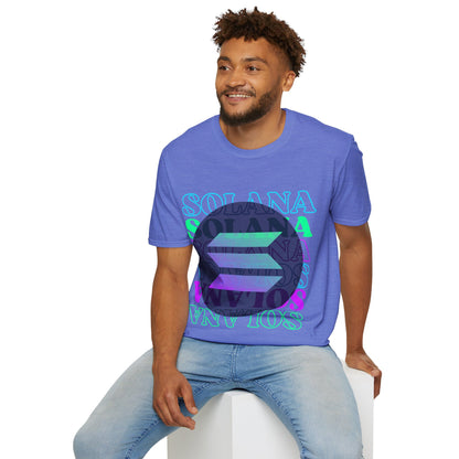 ¡Solana! ¡Solana! Solana por cypherpunkgear! Camiseta unisex de estilo suave