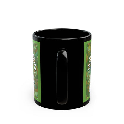 Easily Distracted by Heinous Fuckery Little Jincs Green Mug by cypherpunkgear.com