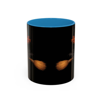 Hazel Hex Black Accent Mug by CreepyCrafts.boo