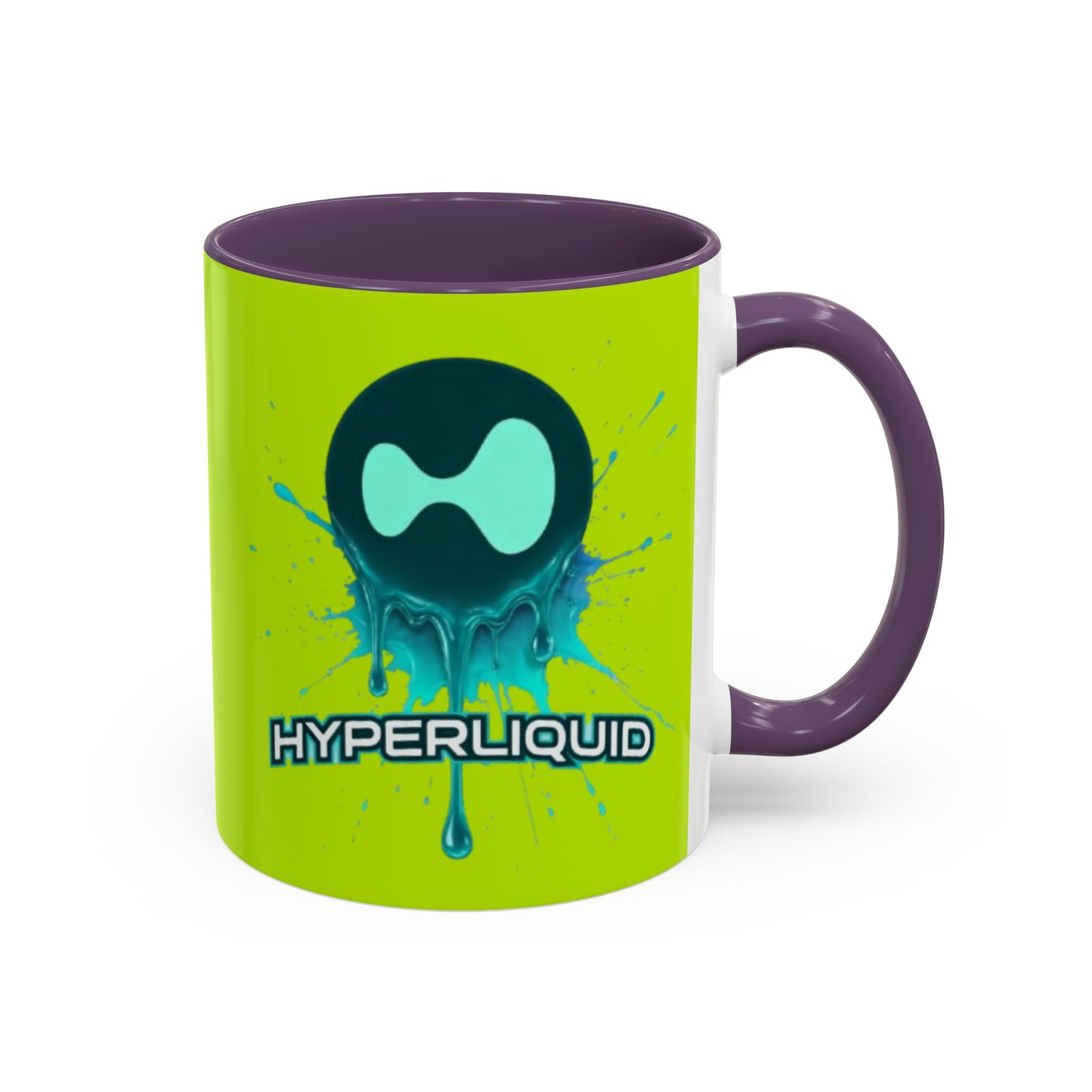 HYPE Drip Yellow Accent Mug by cypherpunkgear.com
