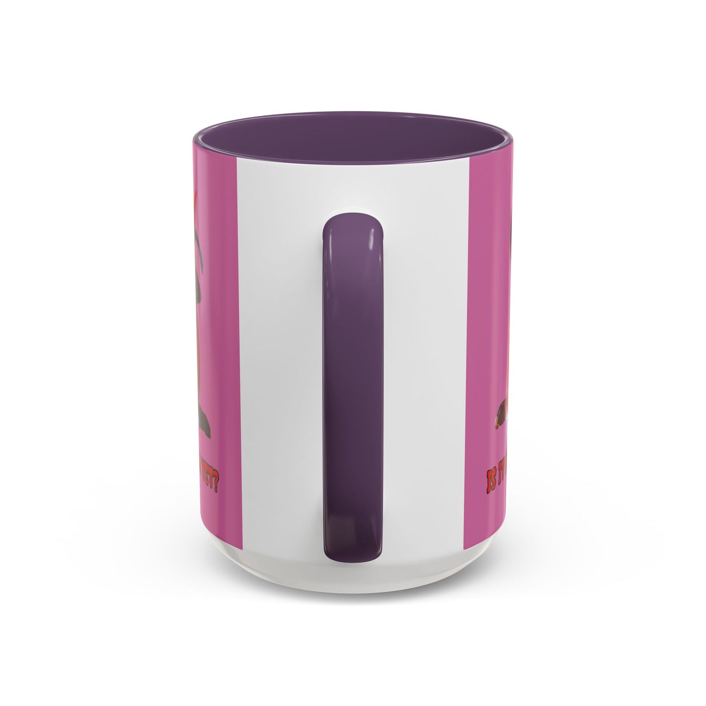 Is it Halloween yet? Pink Accent Mug by CreepyCrafts.boo