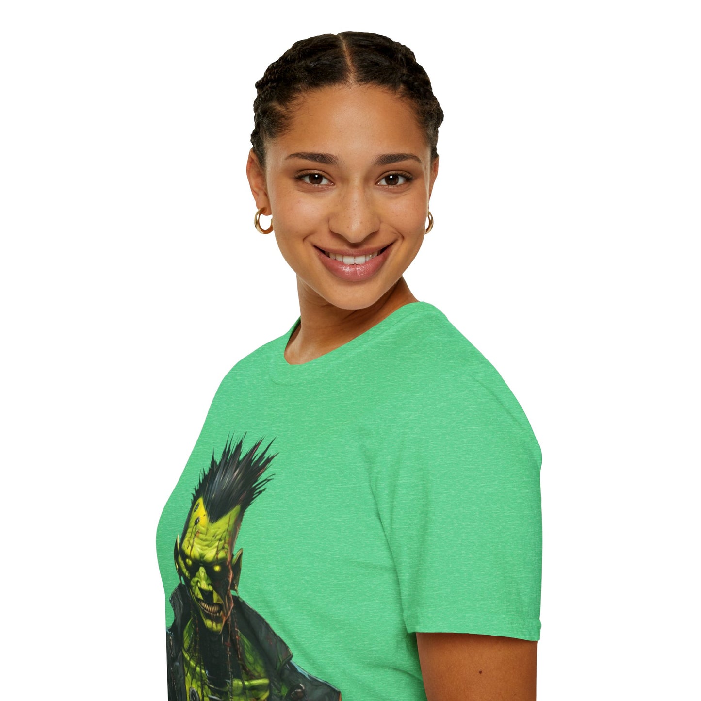 Frankenpunk w/logo Unisex T-Shirt by CreepyCrafts.boo