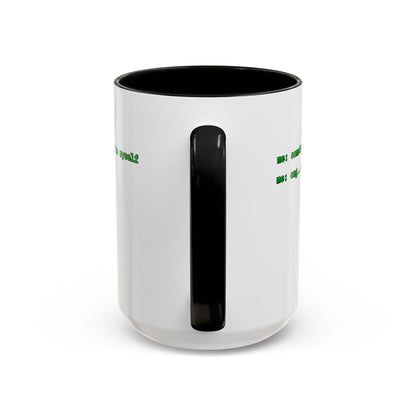 Sometimes I talk to myself - me: omg...same White Accent Mug by cypherpunkgear.com