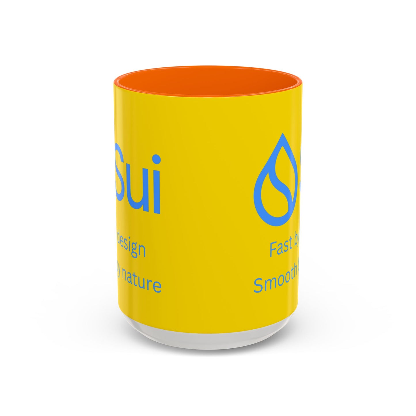 SUI Yellow Accent Mug by cypherpunkgear.com