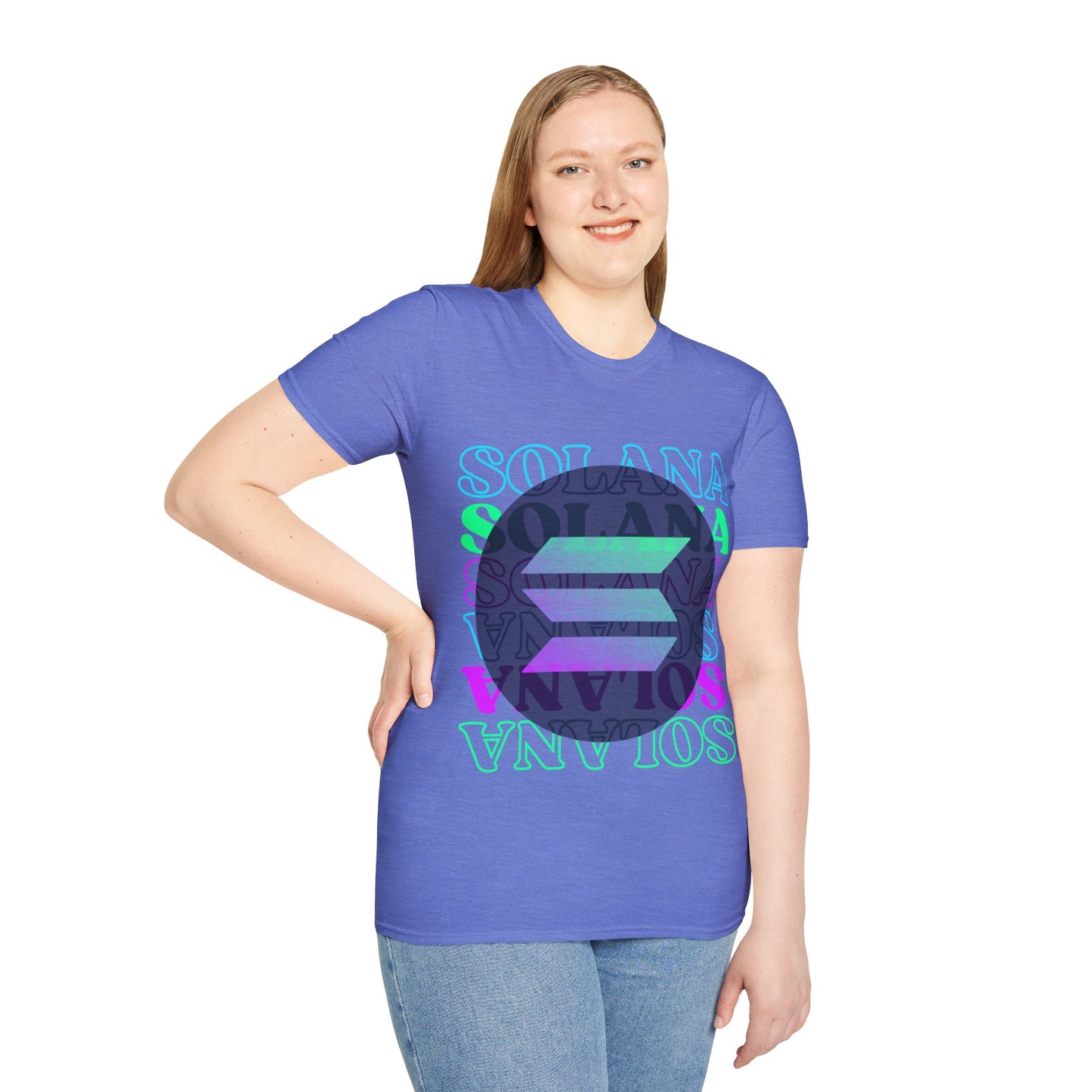 Solana, Solana, Solana (SOL) Light colors Unisex T-Shirt by cypherpunkgear.com