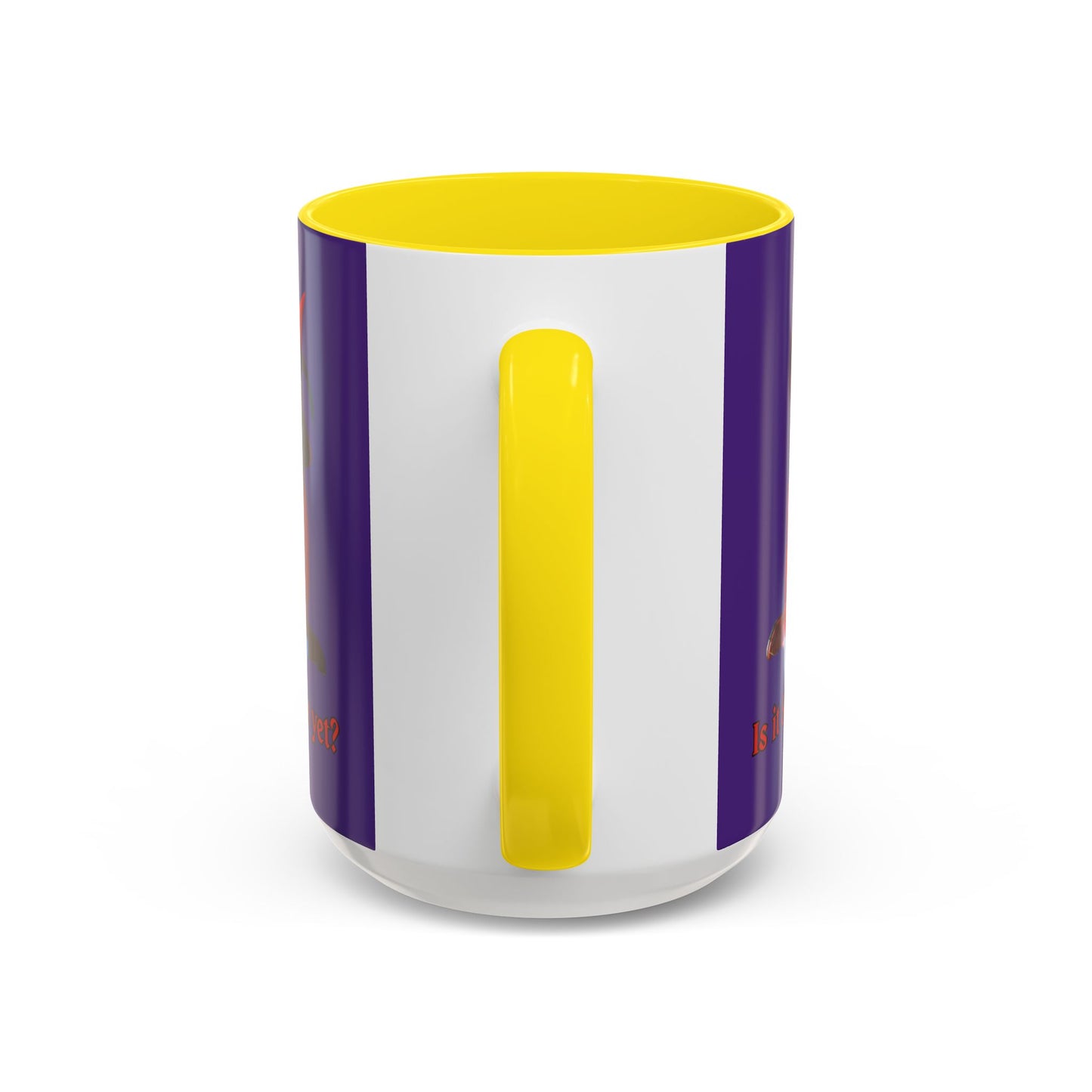 Is it Samhain yet? Dark Purple Accent Mug by CreepyCrafts.boo
