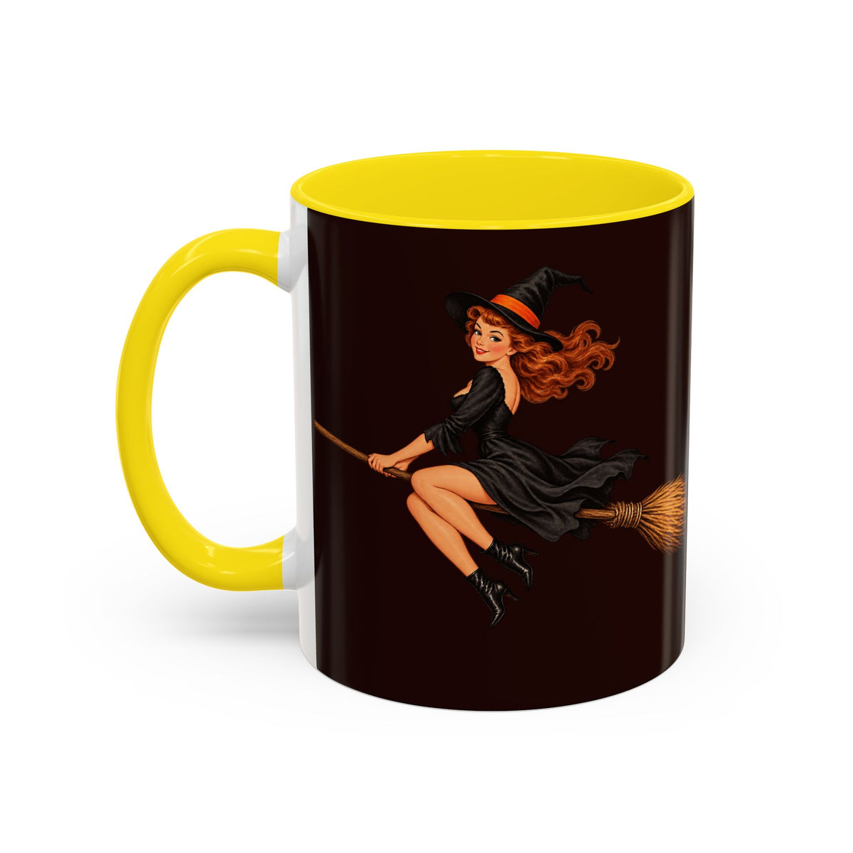 Hazel Hex Brown Accent Mug by CreepyCrafts.boo