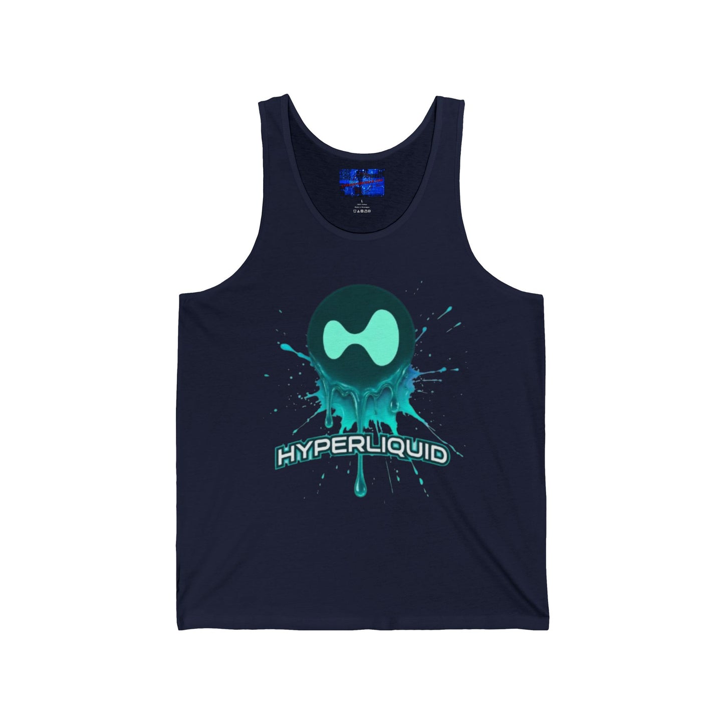 HYPE Drip Unisex Jersey Tank Top by cypherpunkgear.com