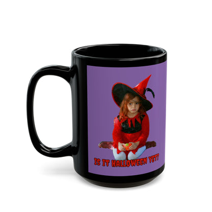 Is it Halloween yet? Light Purple Mug by CreepyCrafts.boo