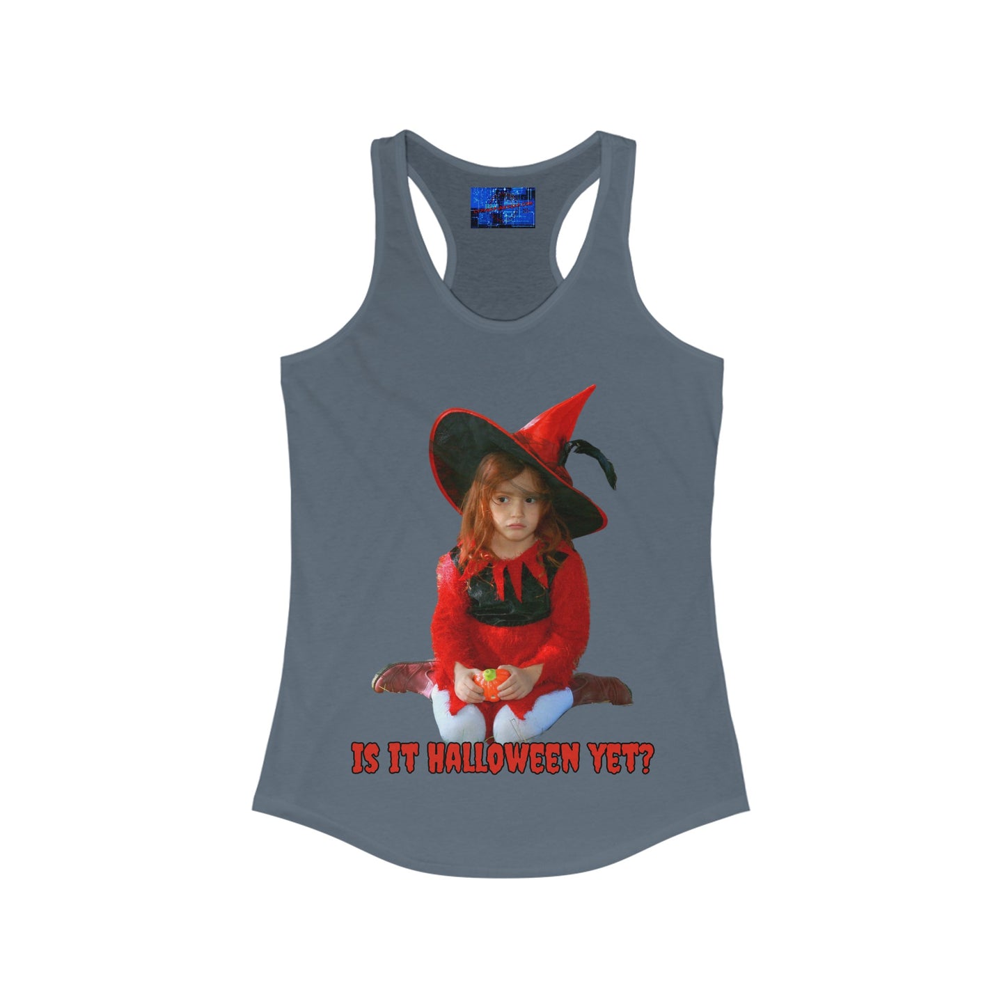 Is it Halloween yet? Women's Racerback Tank Top by cypherpunkgear